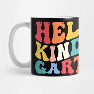 Hello Kindergarten Crew Teacher Back To School Mug